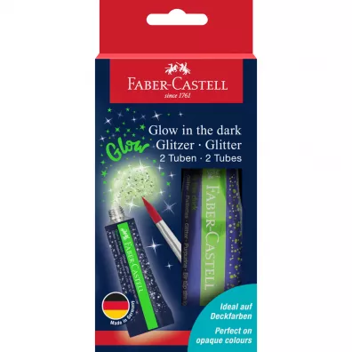 Faber-Castell Brokat �wiec�cy w ciemno�ci 2x12ml