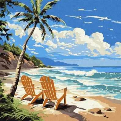 Ideyka Malowanie po numerach - �wiat dla zakochanych 30x30cm