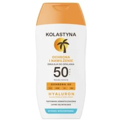 Kolastyna Emulsja do opalania Ochrona i nawil�enie SPF50 150 ml