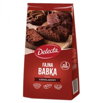 Delecta Fajna Babka o smaku czekoladowym 350 g
