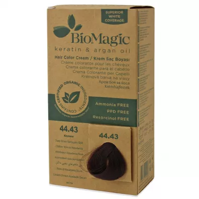 Biomagic Farba do w�os�w g��boki z�oto - mahoniowy br�z (44.43) 250 g