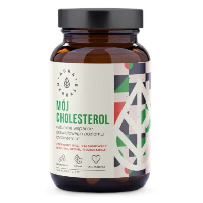 Aura Herbals M�j Cholesterol, prawid�owy poziom Suplement diety 60 kaps.