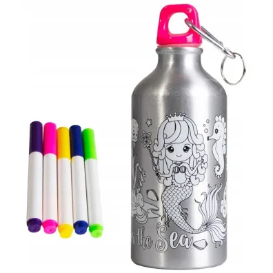 Norimpex Bidon 500ml z Syrenk� do kolorowania
