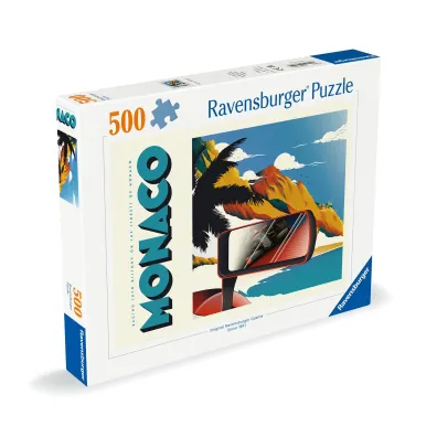 Puzzle 500 el. Pozdrowienia z Monako Ravensburger