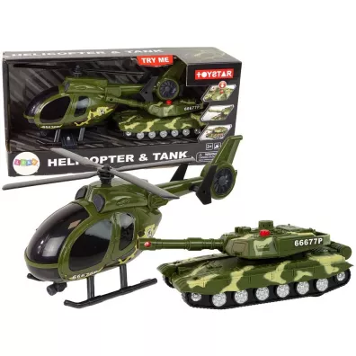 Czog napd frykcyjny i helikopter Leantoys