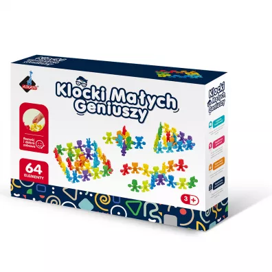 Klocki ma�ych geniuszy Liczmany 64el