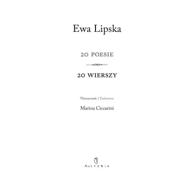 20 poesie. 20 wierszy - Ewa Lipska