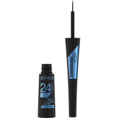 Catrice Brush Liner 24h wodoodporny eyeliner 010 Ultra Black 3 ml