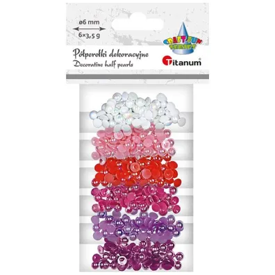 Titanum Koraliki plastikowe po��wki kuli 6x3,5g