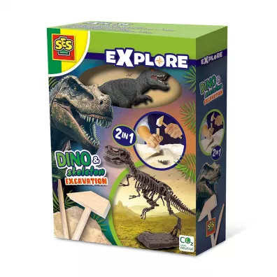 Explore wykopaliska dinozaur�w i szkielety 2w1 Ses Creative