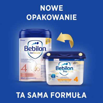 Bebilon Profutura 4 Mleko modyfikowane po 2. roku + Alerlac Bezglutenowy produkt zboowy po 4 miesicu Zestaw 2 x 800 g + 400 g