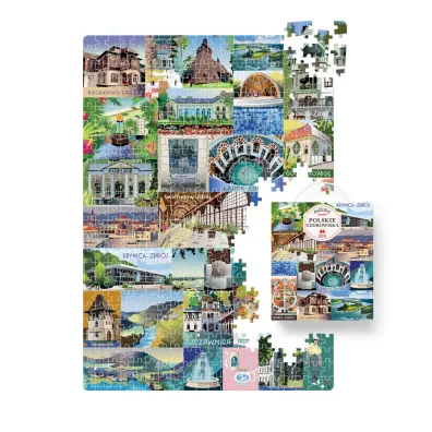 Puzzle Puzzlove CzuCzu 500 el. Polskie uzdrowiska Bright Junior Media