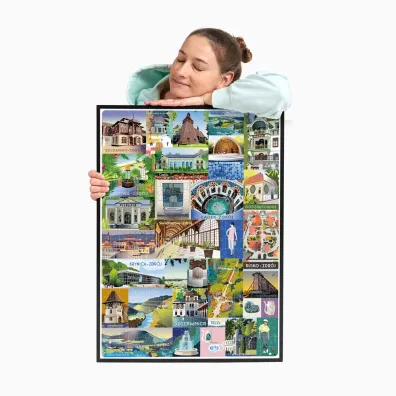 Puzzle Puzzlove CzuCzu 500 el. Polskie uzdrowiska Bright Junior Media