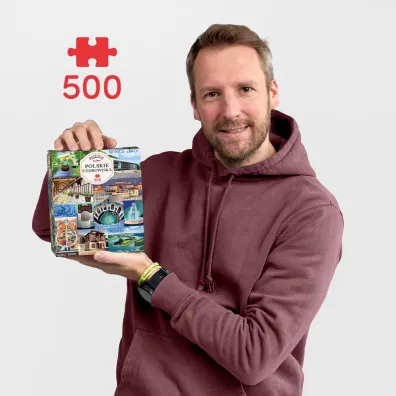 Puzzle Puzzlove CzuCzu 500 el. Polskie uzdrowiska Bright Junior Media