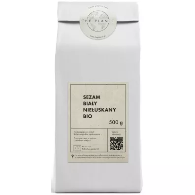 The Planet Sezam bia�y nie�uskany 500 g Bio
