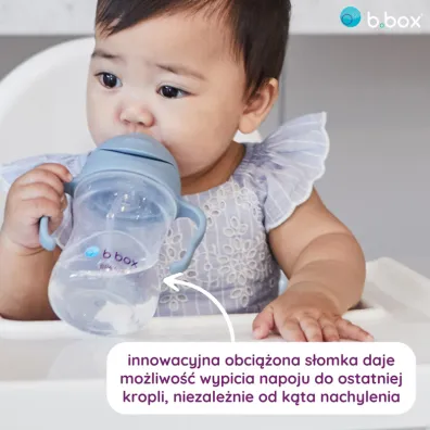 b.box Bidon ze s�omk�, b��kitny 240 ml