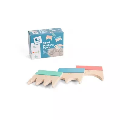 �opatki do robienia wzor�w na piasku drewniane Bs Toys