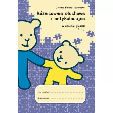 R�nicowanie s�uchowe i artykulacyjne - Jolanta  Falana-Koz�owska