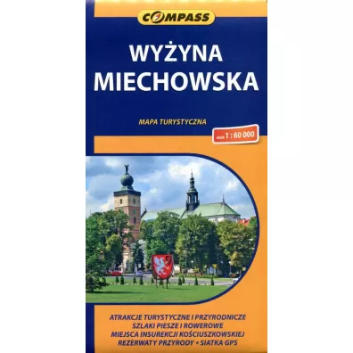 Mapa turystyczna Wyyna Miechowska 1:60 000