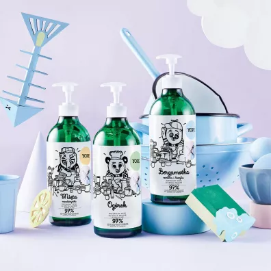Yope Naturalny pyn do mycia naczy Mita i Mandarynka 750 ml