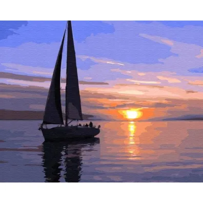 Norimpex Malowanie po numerach 50x40cm aglwka, zachd soca 1007479