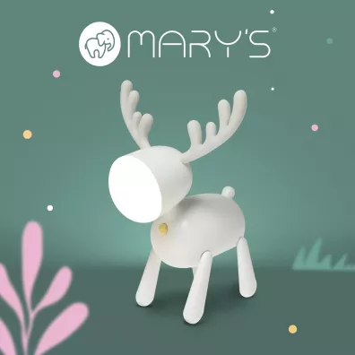 Marys Lampka nocna LED jelonek bia�y