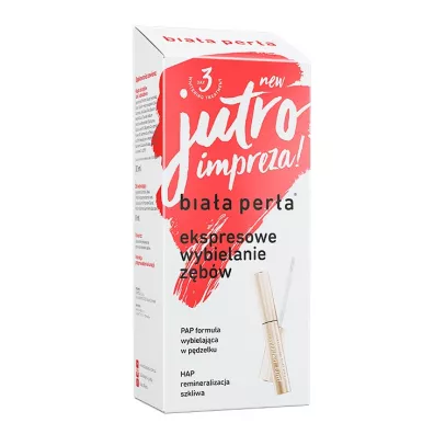 Bia�a Per�a Zestaw Ekspresowe wybielanie z�b�w Pasta do z�b�w + �el wybielaj�cy 3 szt.
