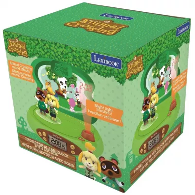 Budzik z projektorem 3D Animal Crossing Lexibook RP500AC