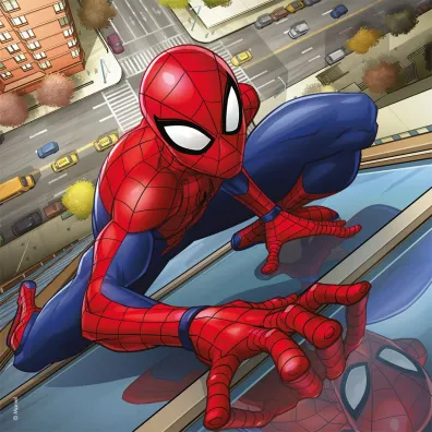 Puzzle 3x49 el. Spider Man w akcji Ravensburger