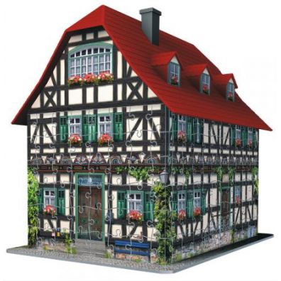 Puzzle 3D 216 el. redniowieczny dom 125722 Ravensburger
