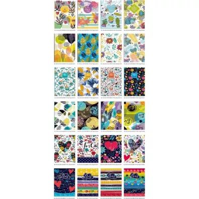 Fresh Notatnik ozdobny kratka 80 kartek