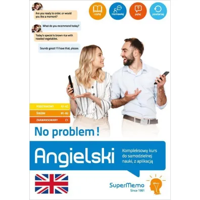 Angielski. No problem! Kompleksowy kurs do samodzielnej nauki, z aplikacj� - Henryk Krzy�anowski