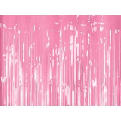PartyDeco Kurtyna party jasny r�owy 100x200cm