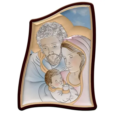 Obraz srebrny �wi�ta Rodzina 20x14,5cm