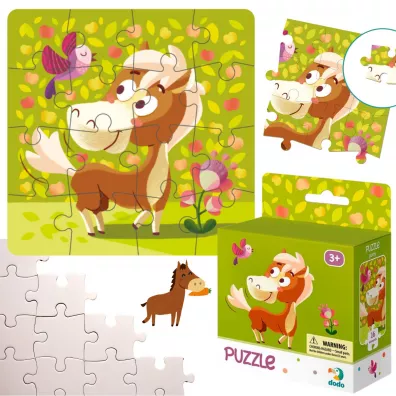 Puzzle 16 el. Konik Dodo