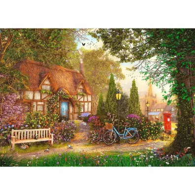 Puzzle 1000 el. Domek pod strzech Trefl