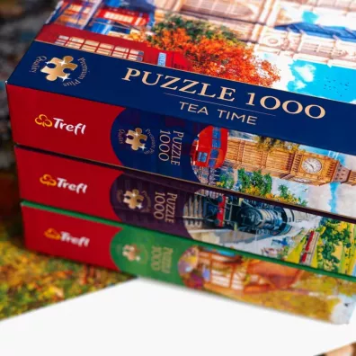 Puzzle 1000 el. Domek pod strzech Trefl