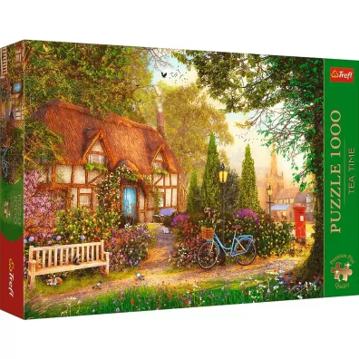 Puzzle 1000 el. Domek pod strzech Trefl