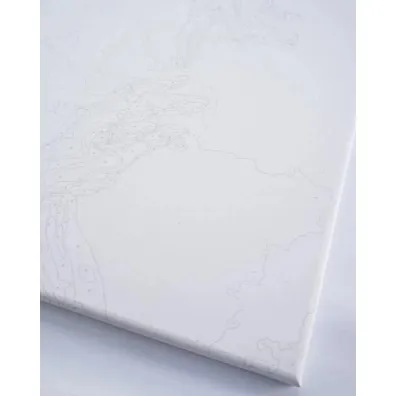 Brushme Malowanie po numerach - Dotyk piwonii 40x50cm