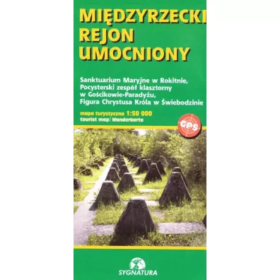 Mapa - Mi�dzyrzecki rejon umocniony