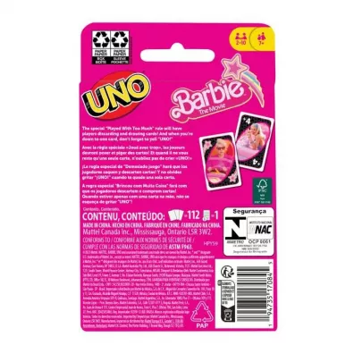 UNO Barbie Mattel