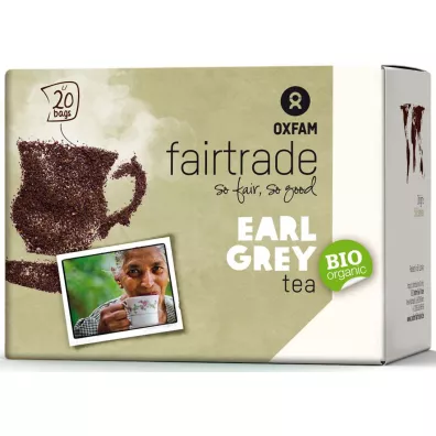 Oxfam Fair Trade Herbata ekspresowa Earl Grey fair trade 20 x 1,8 g Bio