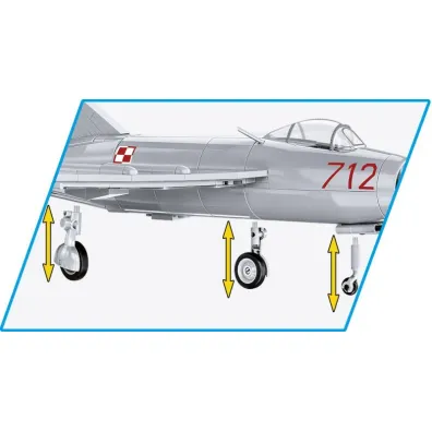 HC COLD WAR LIM-1 Polish AirForce 504 klocki