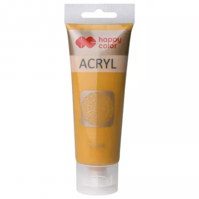 Happy Color Farba akrylowa tubka ochra 75ml