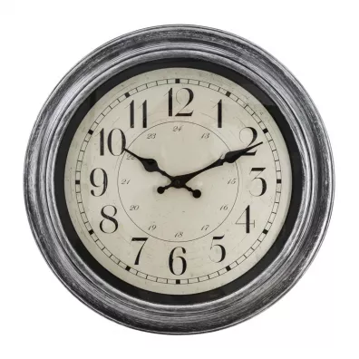 Zegar cienny Nelson Silver 40 cm