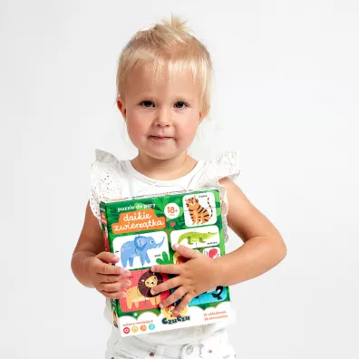 CzuCzu Puzzle do pary Dzikie zwierztka 18m+ Bright Junior Media