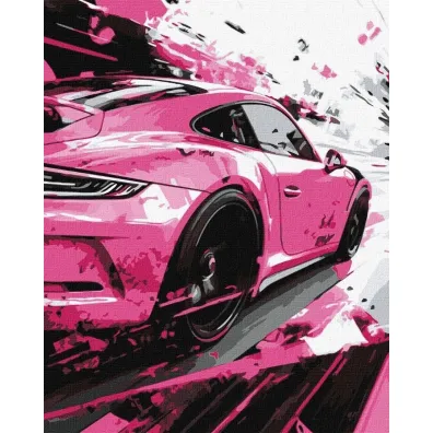 Ideyka Malowanie po numerach - R�owy styl 40x50cm