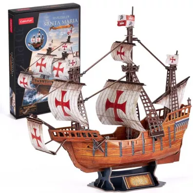Cubic Fun puzzle 3D Santa Maria 40387