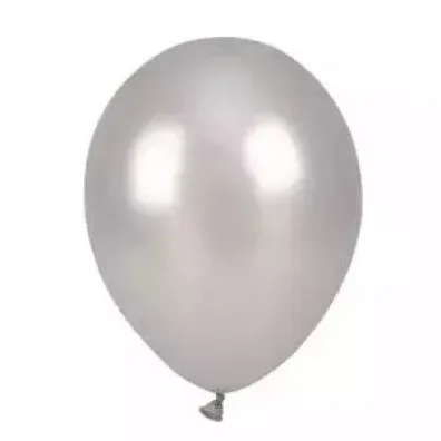 Balony metalizowane srebrne 25cm