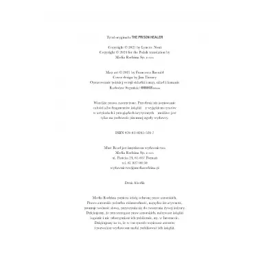 Pr�by �ywio��w. The Prison Healer. Tom 1